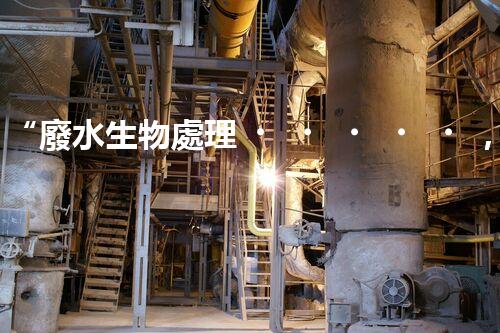 “廢水生物處理，旨在凈化水源，守護(hù)碧水藍(lán)天”